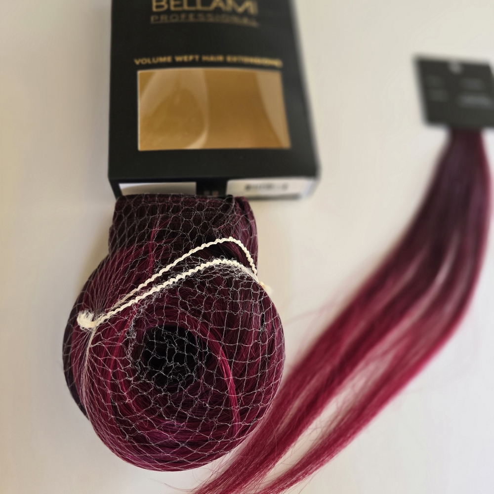 Bellami Burgundy Hair Extensions